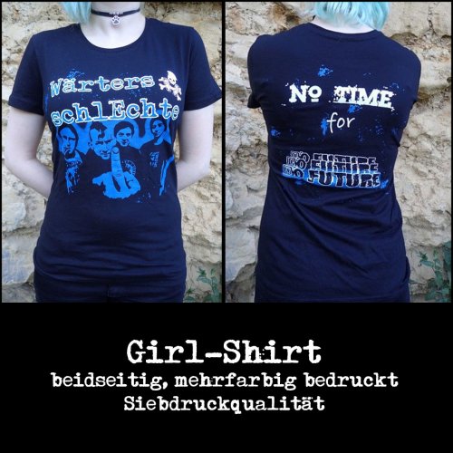 Shirt -tailliert- no time for no future Shirt -tailliert- no time for no future